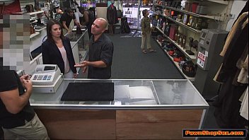 Preview 1 of All Hindi Sex 555 - Lady wants the pawnshop owners big cock and gets facefucked