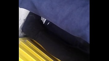 Preview 1 of Porn German Slut Video - Upskirt nylon