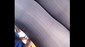Preview 4 of Porn German Slut Video - Upskirt nylon