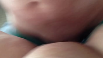 Preview 2 of Mother And Sun Sleep Sex - Pregnant slut cumming loudly on my cock