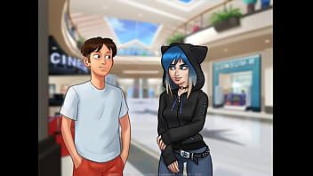 Preview 1 of Daughter Step By Step - Summertime Saga Cap 55 - mi amiga me hace una paja