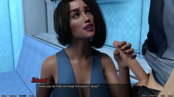 Preview 3 of Valeria Nemchenko - Stranded In Space #83 - Getting A Hot Handjob By Indian Milf With Huge Tits