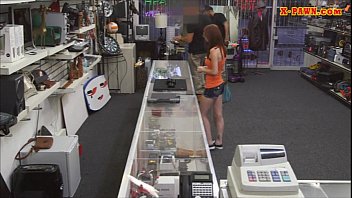 Preview 1 of Tera Patrick Rimjob - Amateur girl pounded at the pawnshop for a diamond ring
