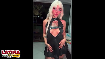 Preview 1 of Bangla School Gir Small Xxx - Latina Porn Casting - Thick Goth Tattoo Big Booty Cosplay Sucks BWC