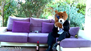 Preview 1 of Publicagent Anal Sex - Hot petite latina babe with perfect body fucking with pervert Teddy Bear
