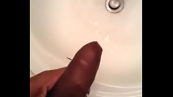Preview 4 of Nginti Mother Sex - Jacking off in the bathroom