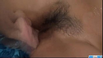 Preview 1 of Kumpulan Film Sex Jepang - Akiho Nishimura Asian milf deals two cocks in threesome porn