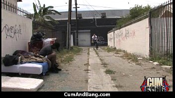 Preview 2 of Hot Rapp - ?Ebony fucked by a group of white dicks in gangbang 9