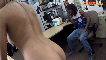 Preview 2 of Omar Francessca - Black dude pawns her girls twat and screwed to earn money