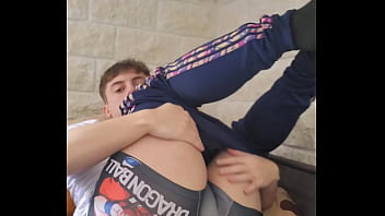 Preview 1 of Aloha Tube Friend - twink jerks off and fingers his ass