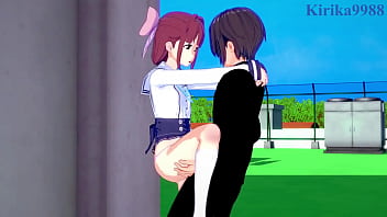 Preview 2 of Teen Show Tiits - Suzu Ninomiya intense sex. - Atsumare! Fushigi Kenkyuubu Hentai