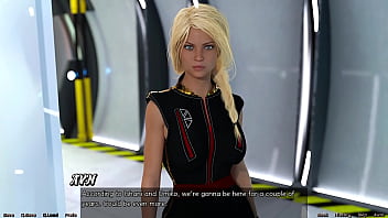 Preview 2 of Cartoon Elfz - Stranded In Space #84 - Blonde Virgin Caught Me With Her Step Sister
