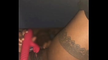 Preview 1 of Cute Twinkle Boys - Ebony milf strip tease and deepthroat preview