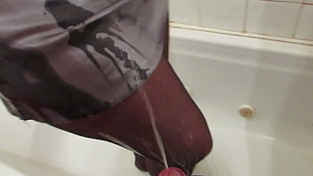 Preview 3 of Bareback Skanks - nylon legs wet play