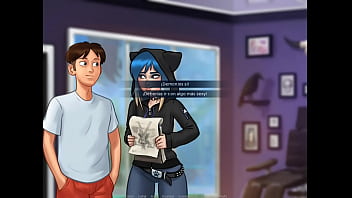 Preview 4 of Hart Secxxy Video - Summertime Saga Cap 57 - follando con la hermana pelirroja de mi novia