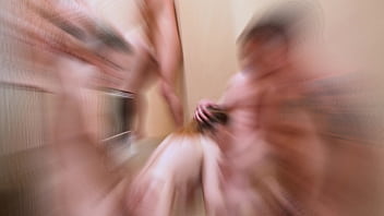 Preview 2 of Girls Grope Boobs Pool - FANTASTIC GANGBANG 6on2 DVP DAP Funky Town &amp_ Jane White vs six big cocks EKS343