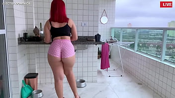 Preview 4 of X Art Sex Video - Contratei essa empregada e ela veio com esse shortinho socado,  que tes&atilde_o,  n&atilde_o consegui me segurar