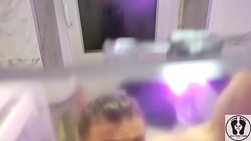 Preview 4 of New Animal And Animal Xxx - AMATEUR 18YO TAKING A SHOWER NATURAL BIG TITS BRUNETTE