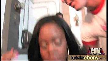 Preview 4 of Wep 95in - First time ebony with a group of white dicks 26