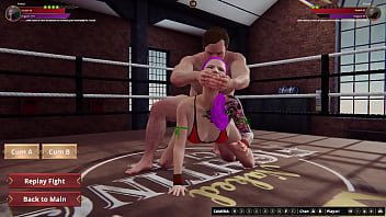 Preview 4 of Teen Sex Rus Travesti Porno - Ethan vs. Anise Valentine (Naked Fighter 3D)