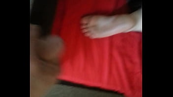 Preview 2 of Wetand Pissy - Cumming on my s. girlfriends foot
