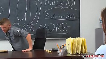 Preview 2 of Bukde Sex - Brunette School Girl Fucks The Music Teacher