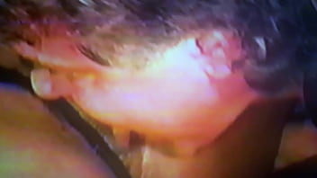 Preview 3 of 2 Guys And 1 Girl - Ebony Mistress getting asshole licked and sniffed