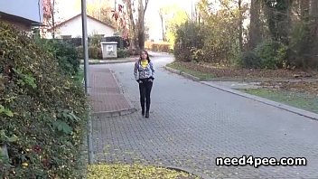 Preview 1 of Tacci Ass - Peachy cunt filmed pissing in public places