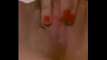 Preview 4 of Fiest Porn Blood - Sexy hot teen rubbing wet pussy