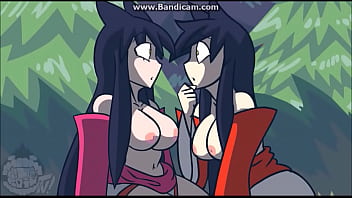 Preview 4 of Licking Blood - Ahri X Ahri