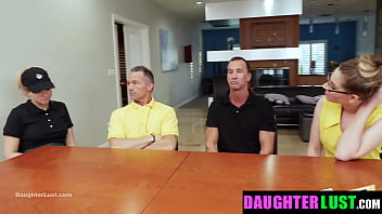 Preview 1 of Mature Woman Punish Boy - My Friend&#039_s Stepdad Pounded My Mouth and Cunt with No Remorse and Even Made Me Swallow His Load - Daughterlust