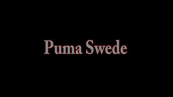 Preview 1 of Incezt Scott And Cindy - Euro Blonde Puma Swede Gets Off With Glass Dildo!