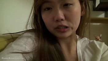 Preview 4 of Sex Free Video Girl - Perfect busty asian teen at home with toys