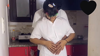 Preview 1 of Cy Kola - Una puta colegiada me chupa la verga antes de irse a estudiar