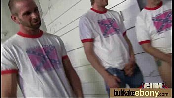 Preview 1 of Men Cutie Fucks White - Ebony babe sucks too many white cocks 27