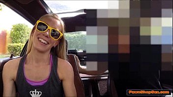 Preview 2 of Posh Wife Shows Friend Her Pussy - Pawnshop owner gets the car and the girl