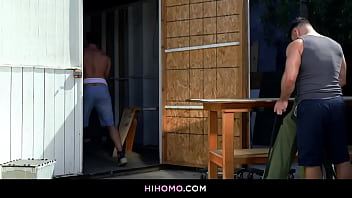Preview 1 of Xnxxhd Hd Hard - Beau Butler,  Lawson James &amp_ Morgxn Thicke fuck outdoors.