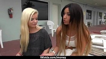 Preview 1 of London Sexy Film - Tight teen fucks a man in front of the camera for cash 15