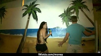 Preview 3 of Nubeles - Tight teen fucks a man in front of the camera for cash 22