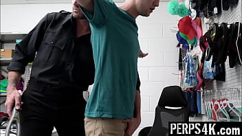 Preview 1 of Tranny Interra Ial - The Security Officer Knows how To Handle the Shoplifter Guy&#039_s Sticky Situstion - Perps4k