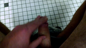 Preview 1 of Rectal Suppository Granny - my uncut cock jerk off at the university