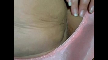 Preview 3 of Leche Falsa - Getting my pink satin panties VERY wet
