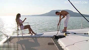 Preview 1 of The Postman Always Beng Twice - Busty gf gagging deepthroat