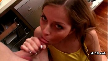 Preview 3 of Sex Naked Kiss - Smokin hot bod teen angel takes it hardcore