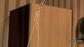 Preview 1 of Hot School Girl And Boy Sex - Bondage Teen To Cum