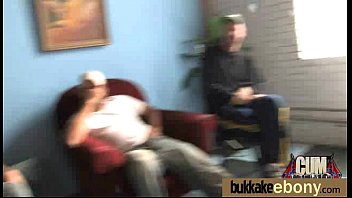 Preview 1 of Big Desi Aunties - Busty black babe bubble bath group cocksuck! 26