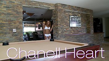 Preview 1 of Hindi Piran - Ebony Freak Chanell Heart Gives A Seductive Teaze