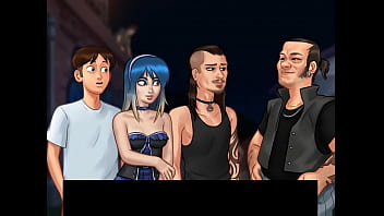 Preview 3 of Butiful Small Girl - Summertime Saga Cap 54 - fiesta en casa de mi amiga