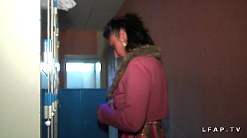 Preview 1 of Xxxvidos Bf - Libertine francaise sodomisee au sauna dans un plan a 3 avec Papy voyeur