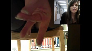 Preview 3 of Granny Love Small Dick - Horny slut masturbating in the library